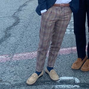 Manuel and Frank boys plaid stretchy dress Easter suit pants size 10